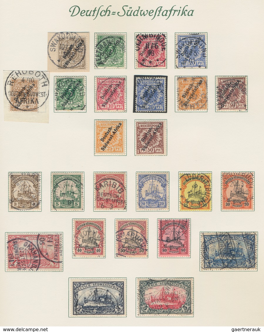 Deutsche Auslandspostämter + Kolonien: 1884/1919, saubere gestempelte Qualitäts-Sammlung von China b