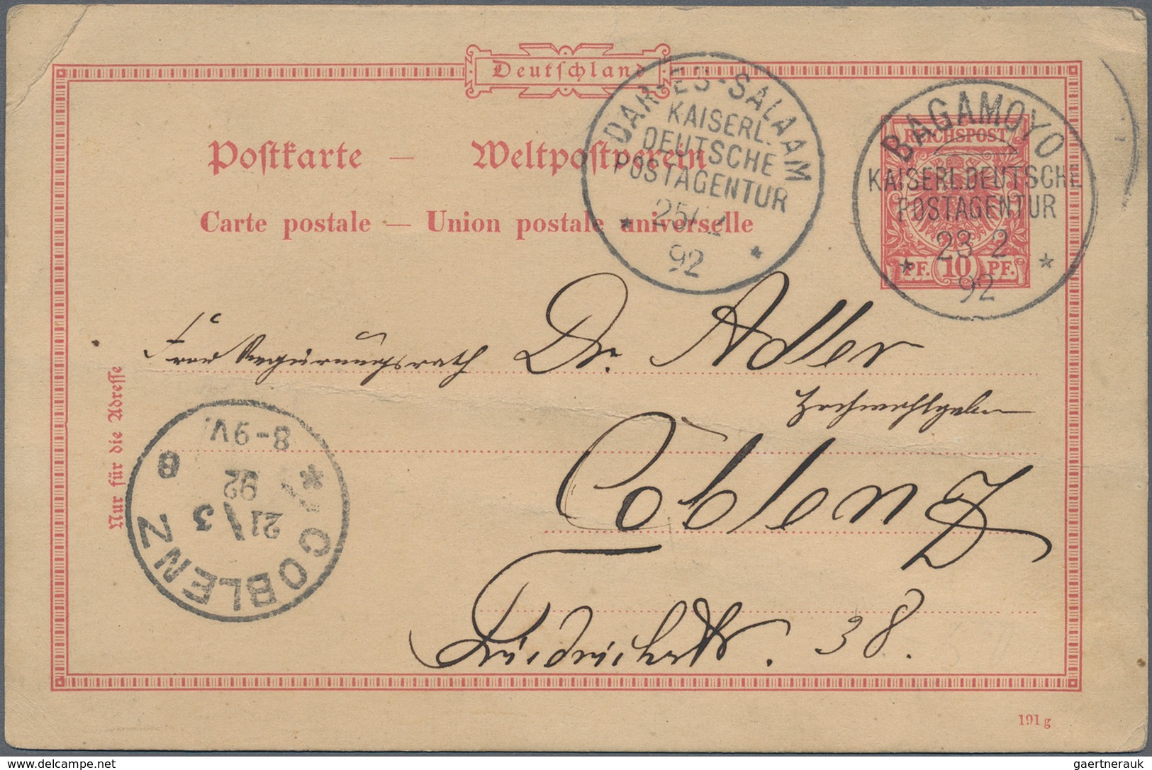 Deutsche Auslandspostämter + Kolonien: 1886/1914, Kleiner Briefbestand Von 24 Belegen (einige Belege - Autres & Non Classés