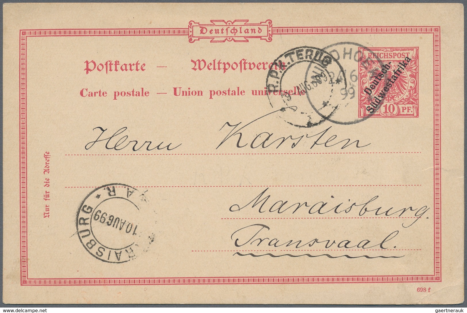 Deutsche Auslandspostämter + Kolonien: 1886/1914, Kleiner Briefbestand Von 24 Belegen (einige Belege - Other & Unclassified