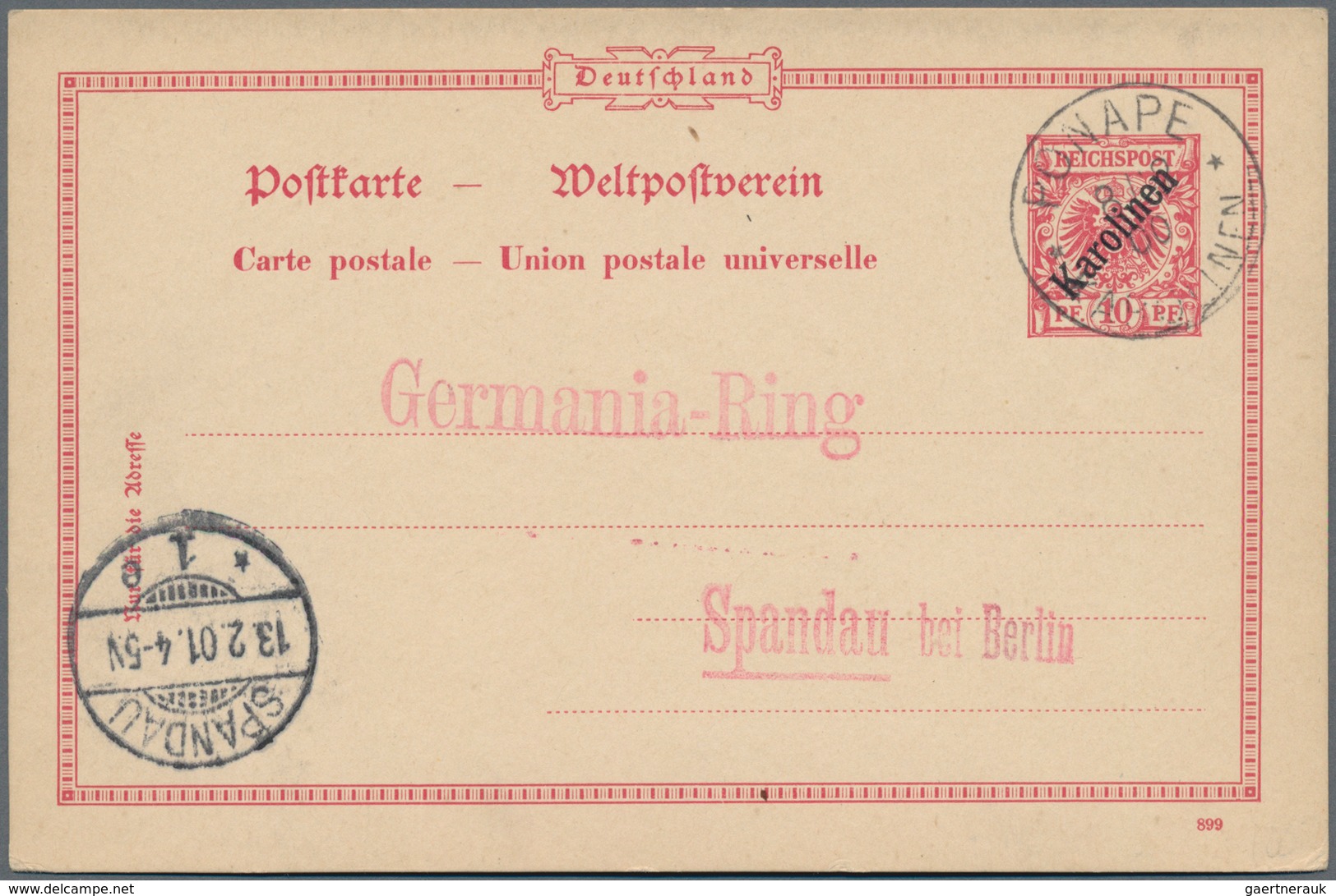 Deutsche Auslandspostämter + Kolonien: 1898/1912 (ca.), Partie Von Ca. 70 Karten, Meist Ungebrauchte - Altri & Non Classificati