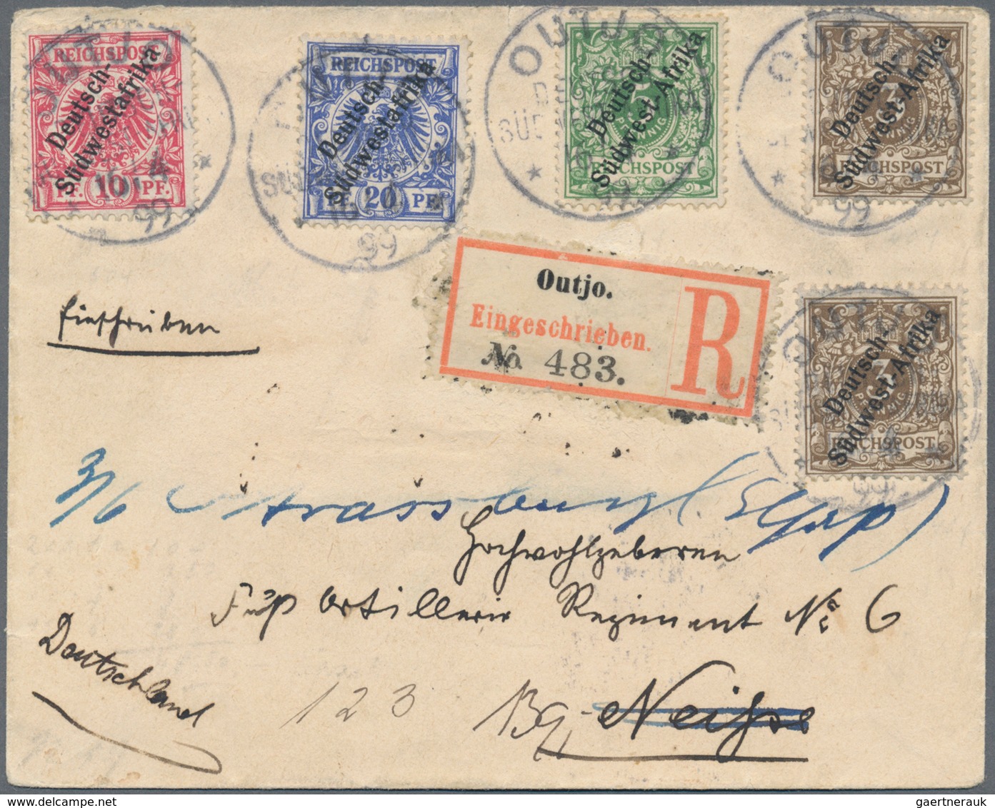 Deutsche Auslandspostämter + Kolonien: Ab Ca. 1900, Umfangreiche Sammlung Von Mehreren 100 Marken, D - Other & Unclassified