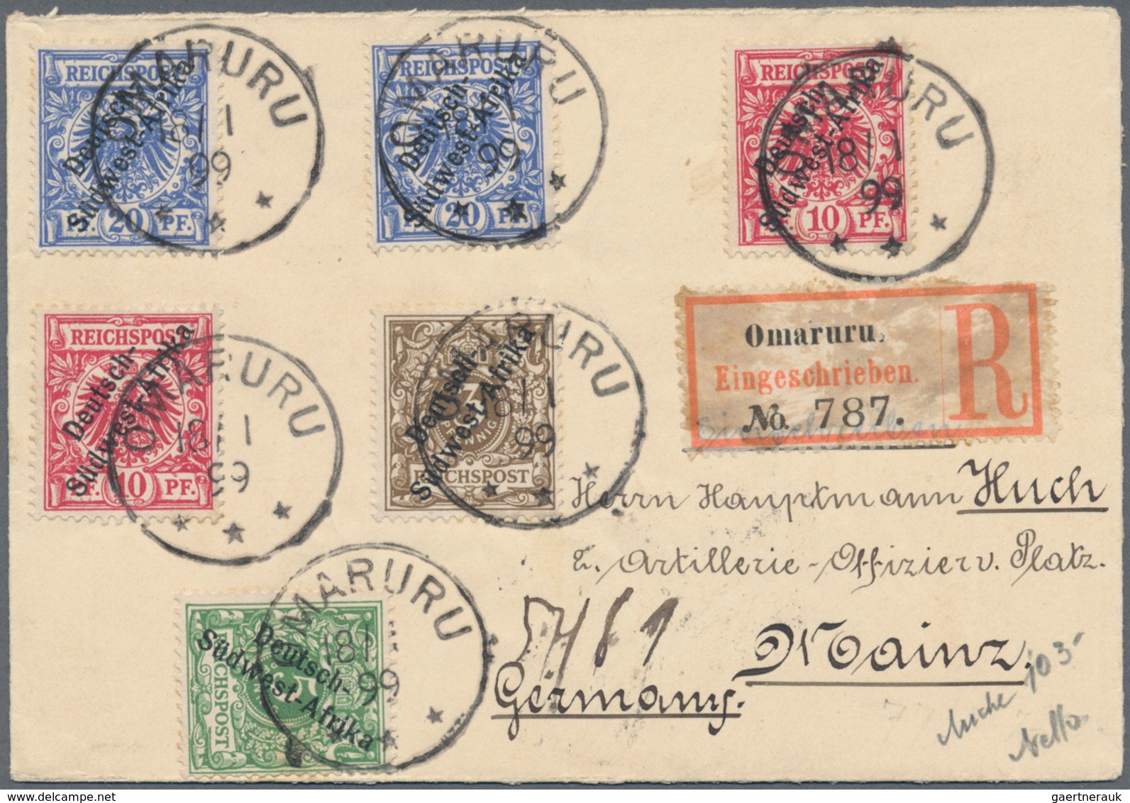 Deutsche Auslandspostämter + Kolonien: Ab 1905, Schöne Grundstocksammlung Mit Besseren Werten, Brief - Altri & Non Classificati