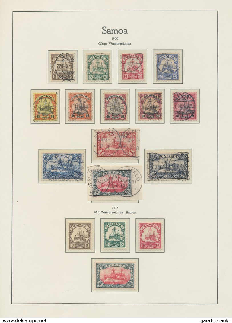 Deutsche Kolonien: 1884/1919 (ca.), CHINA Bis TOGO, Sauber Gest. Sammlung Im Vordruck-Album, Bis Auf - Altri & Non Classificati