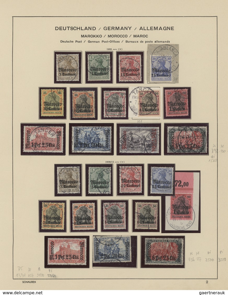 Deutsche Kolonien: 1890-1918, Hochwertige Gestempelte Sammlung Auf Altem Vordruck, Dabei Nahezu Alle - Altri & Non Classificati