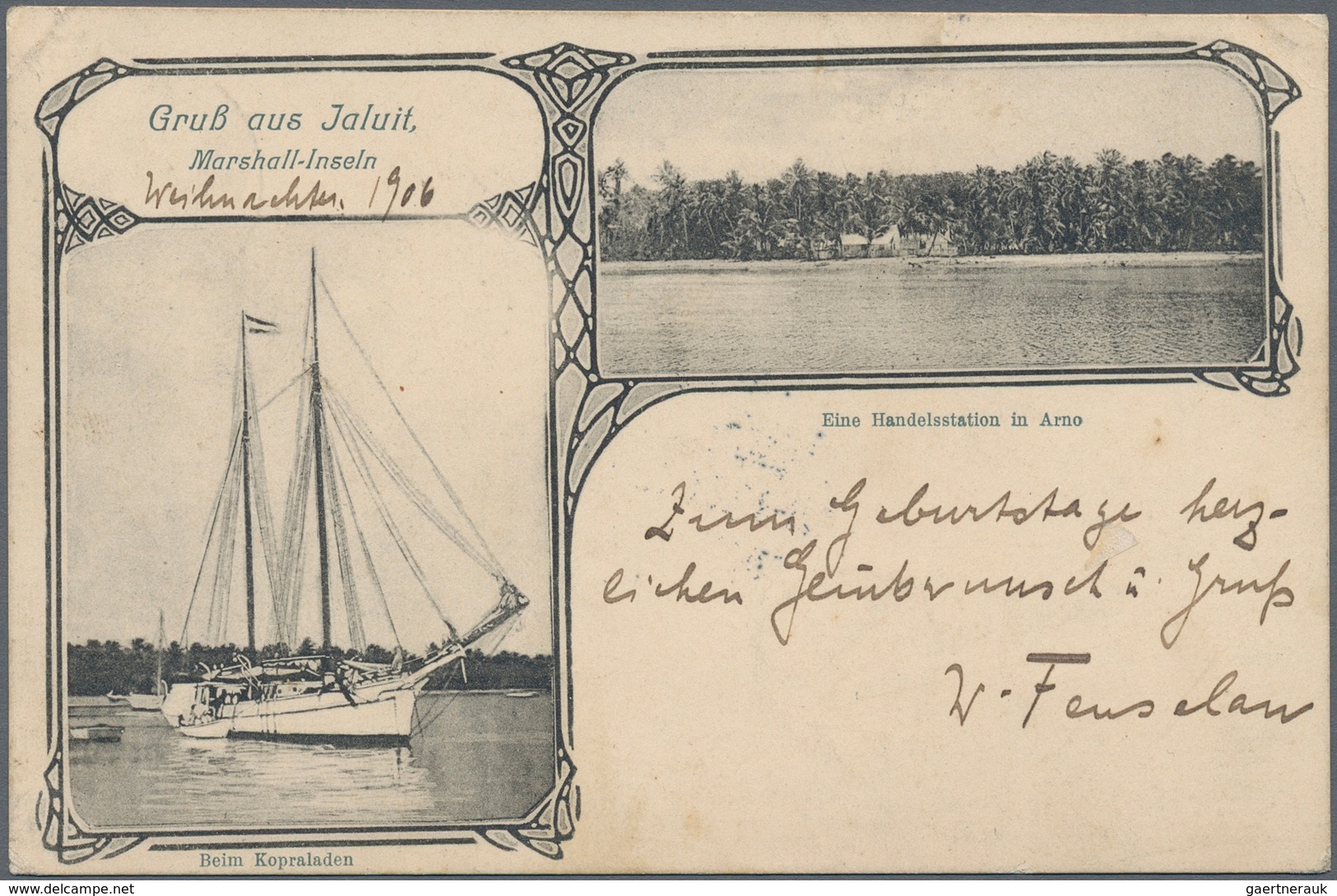 Deutsche Kolonien: 1894/1913, Sammlungsbestand Von Insgesamt 27 Belegen Mit Material Von Deutsch-Neu - Other & Unclassified