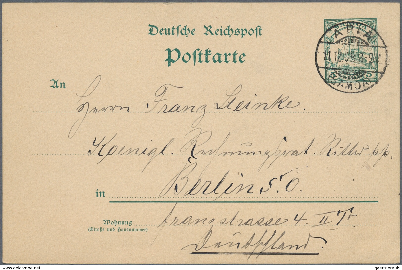 Deutsche Kolonien: 1894/1913, Sammlungsbestand von insgesamt 27 Belegen mit Material von Deutsch-Neu