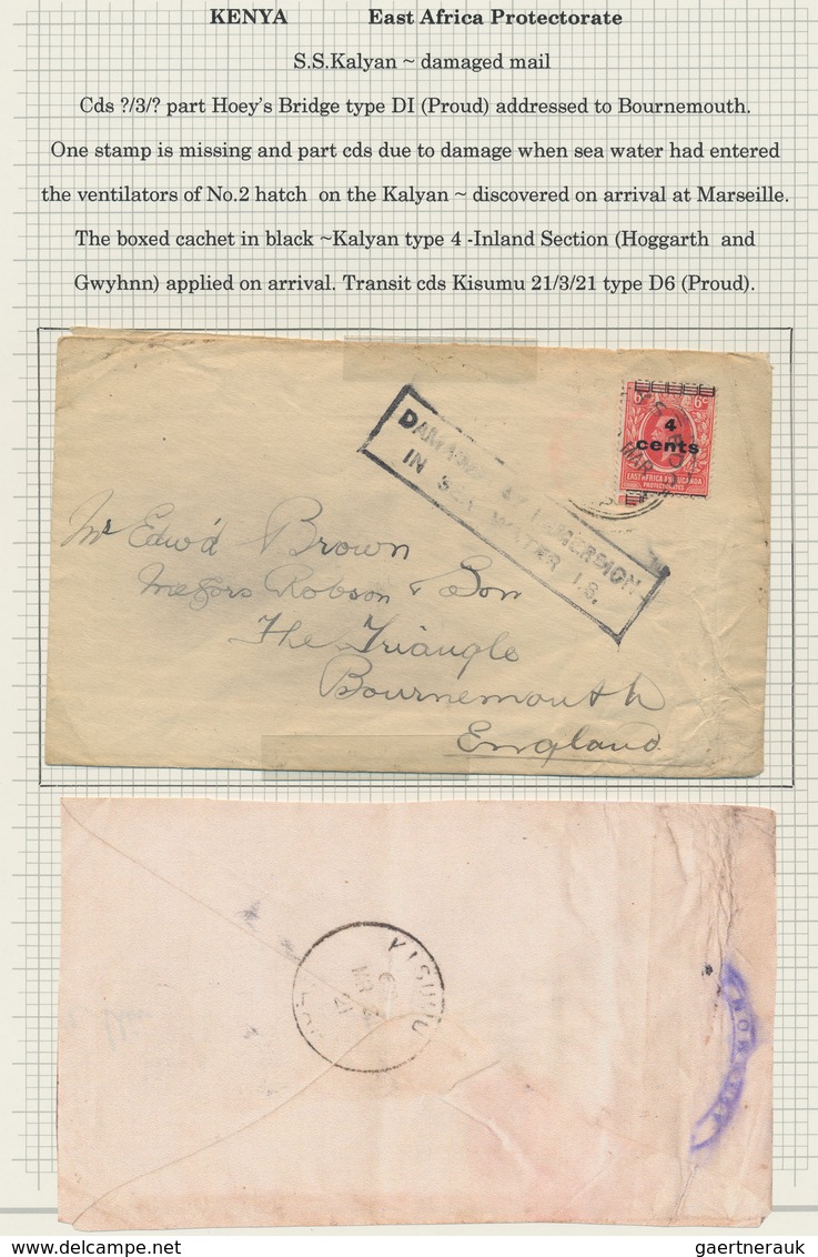 Deutsch-Ostafrika - Besonderheiten: 1915/1918, Auf Albumblätter Aufgezogene Spezialsammlung Von Ca. - Afrique Orientale