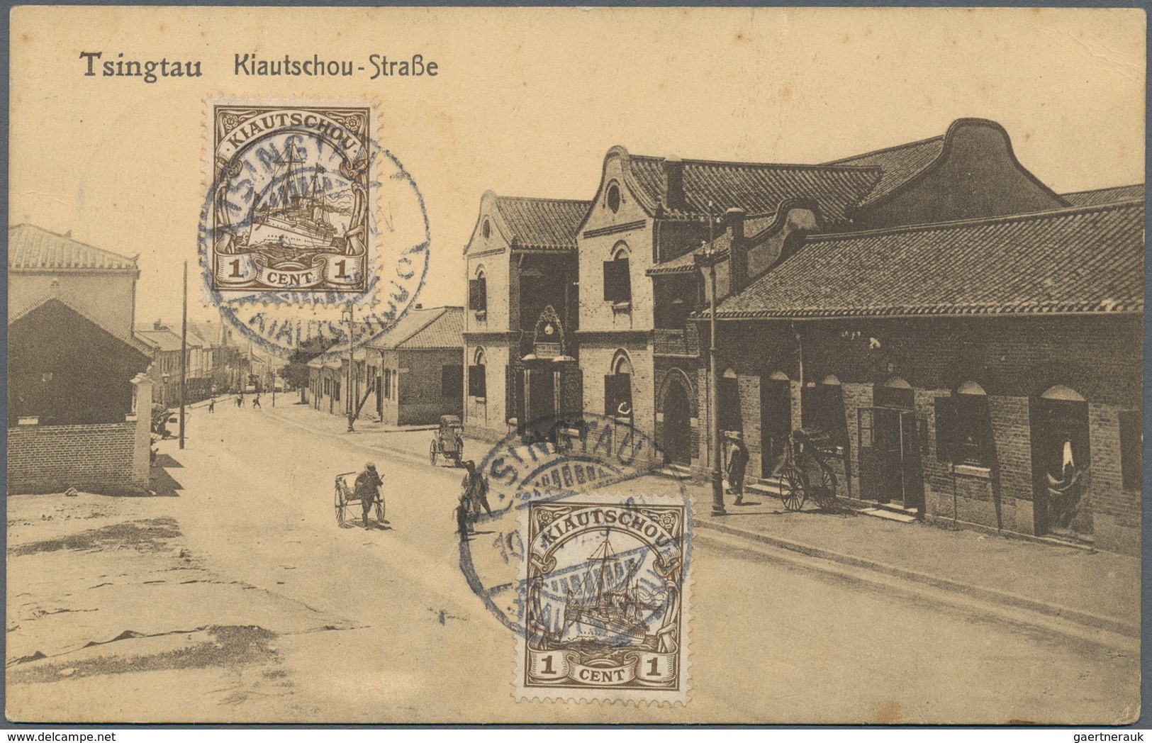 Deutsche Kolonien - Kiautschou: 1898/1914 (ca.), Bestand Ansichtskarten (31) meist gelaufen, dabei "