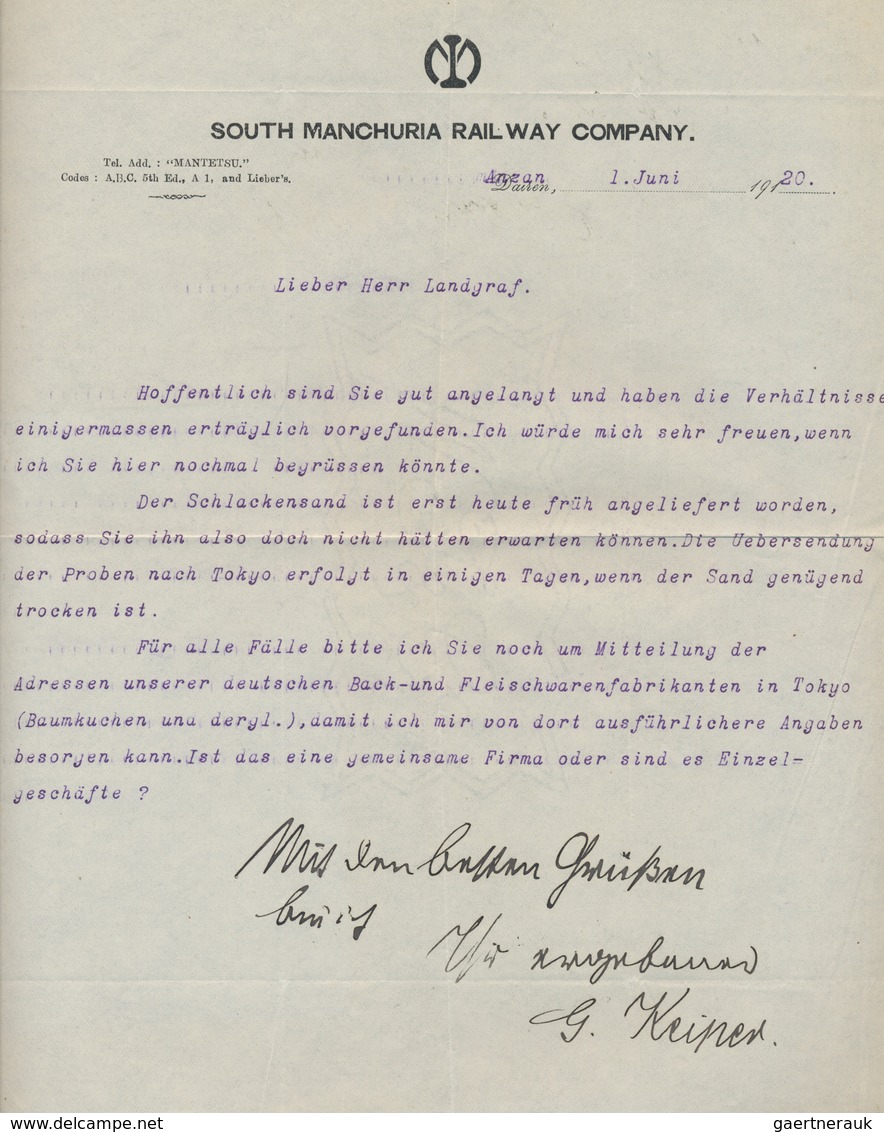 Deutsche Kolonien - Kiautschou: 1915/1920, Sammlungsbestand Von 32 Belegen Und Dokumenten "Kriegsgef - Kiautchou