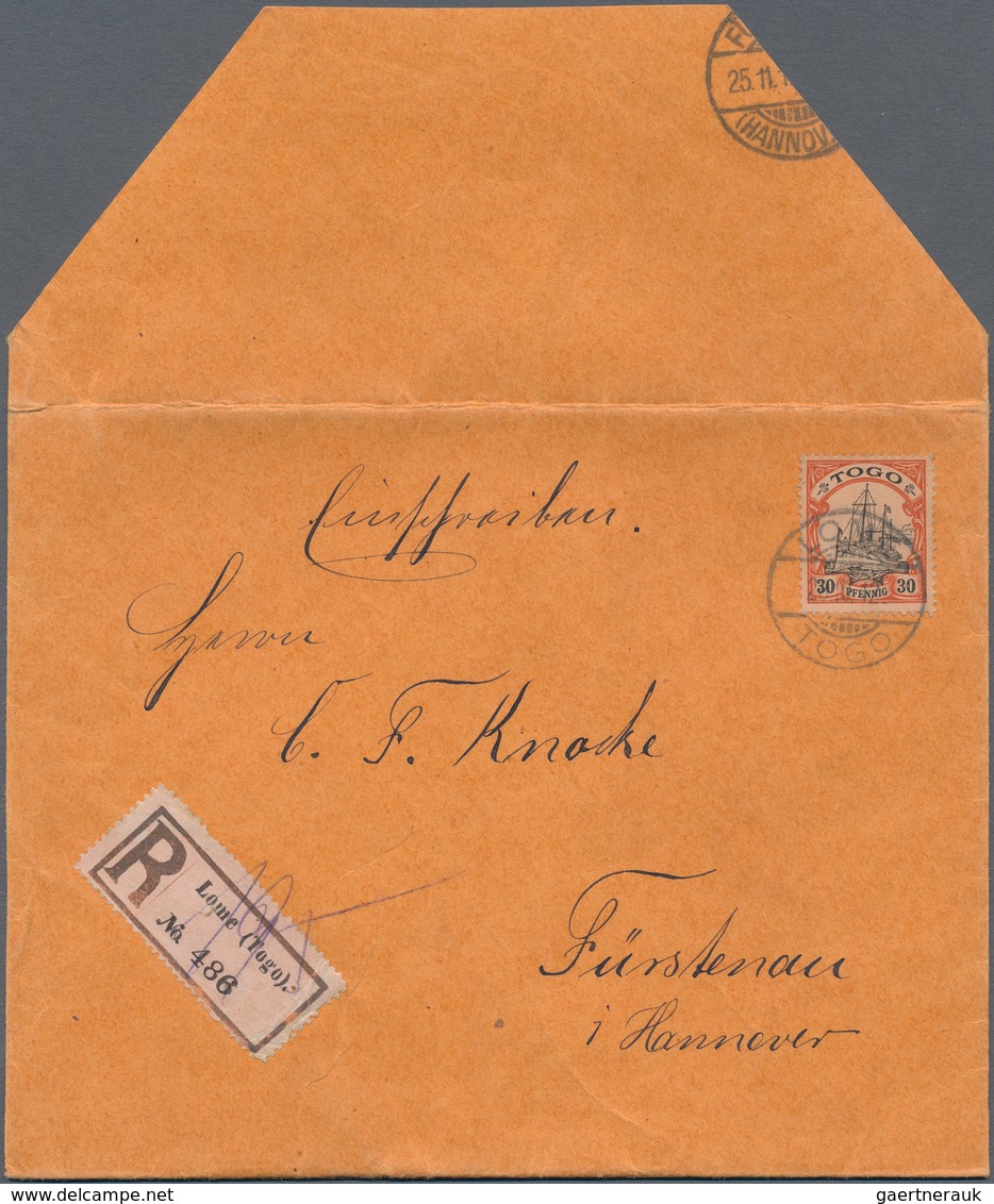 Deutsche Kolonien - Togo: 1896/1914, Kleiner Sammlungsbestand Von 20 Belegen Mit Div. Besonderheiten - Togo