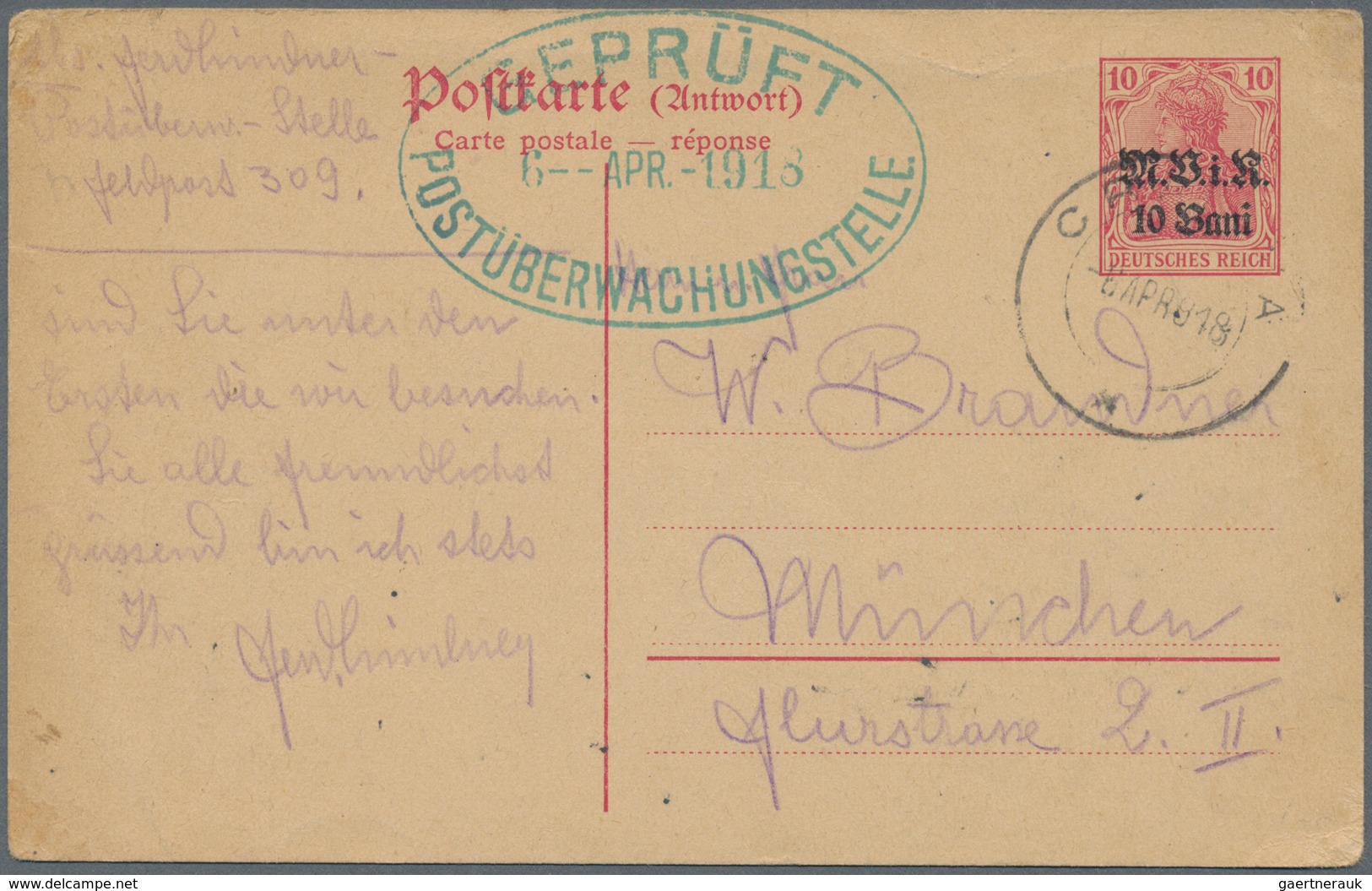 Deutsche Besetzung I. WK: Rumänien - Ganzsachen: 1917/1918, Partie Von 29 Ganzsachenkarten, Davon Ne - Occupation 1914-18