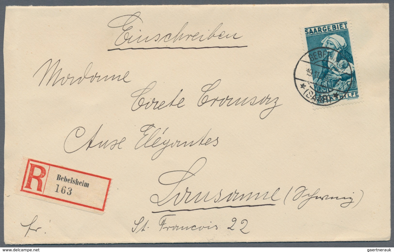 Deutsche Abstimmungsgebiete: Saargebiet: 1920/1958, Alt- Und Neusaar, Vielseitige Partie Von Ca. 240 - Storia Postale