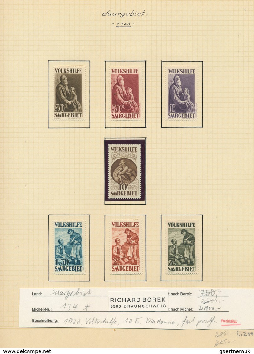 Deutsche Abstimmungsgebiete: Saargebiet: 1920/59, Saargebiet Und Saarland Bis OPD Saarbrücken, Numer - Lettres & Documents