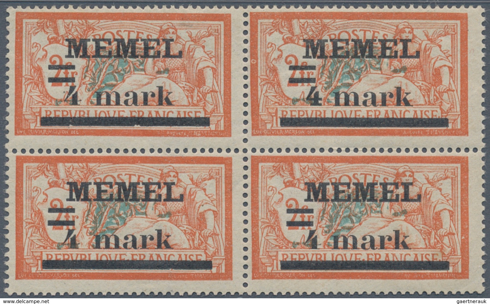 Memel: 1920/1923, Saubere Ungebrauchte/postfrische Sammlung Auf Selbstgestalteten Albenblättern, All - Memel (Klaïpeda) 1923