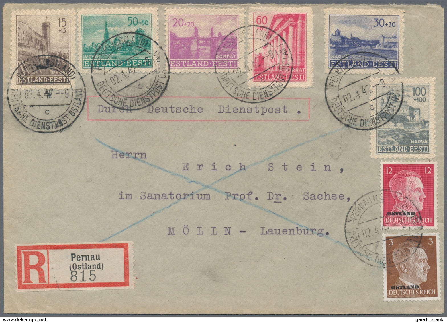 Deutsche Besetzung II. WK: 1938/1944, Vielseitige Partie Von 44 Briefen Und Karten Incl. Sudetenland - Occupation 1938-45