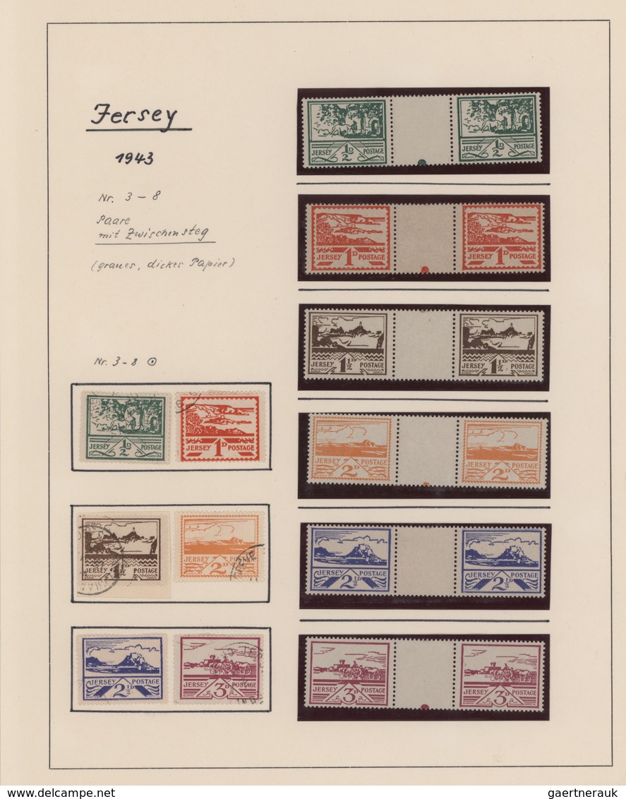 Deutsche Besetzung II. WK: 1939-1945, sehr gut besetzte, zum Teil doppelt geführte Sammlung mit zusä