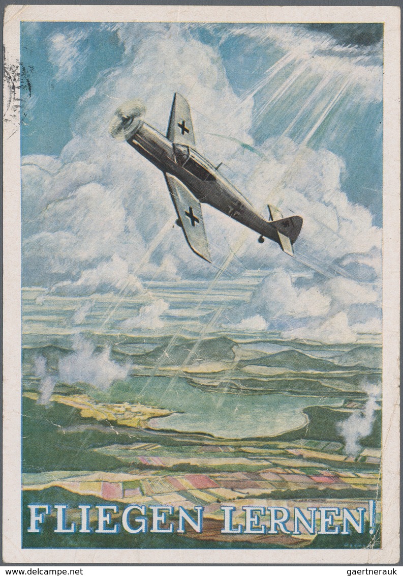 Feldpost 2. Weltkrieg: 1914/1944, Feldpost WK I/II, Partie Von Ca. 95 Briefen, Karten Und Fotos, Sau - Autres & Non Classés