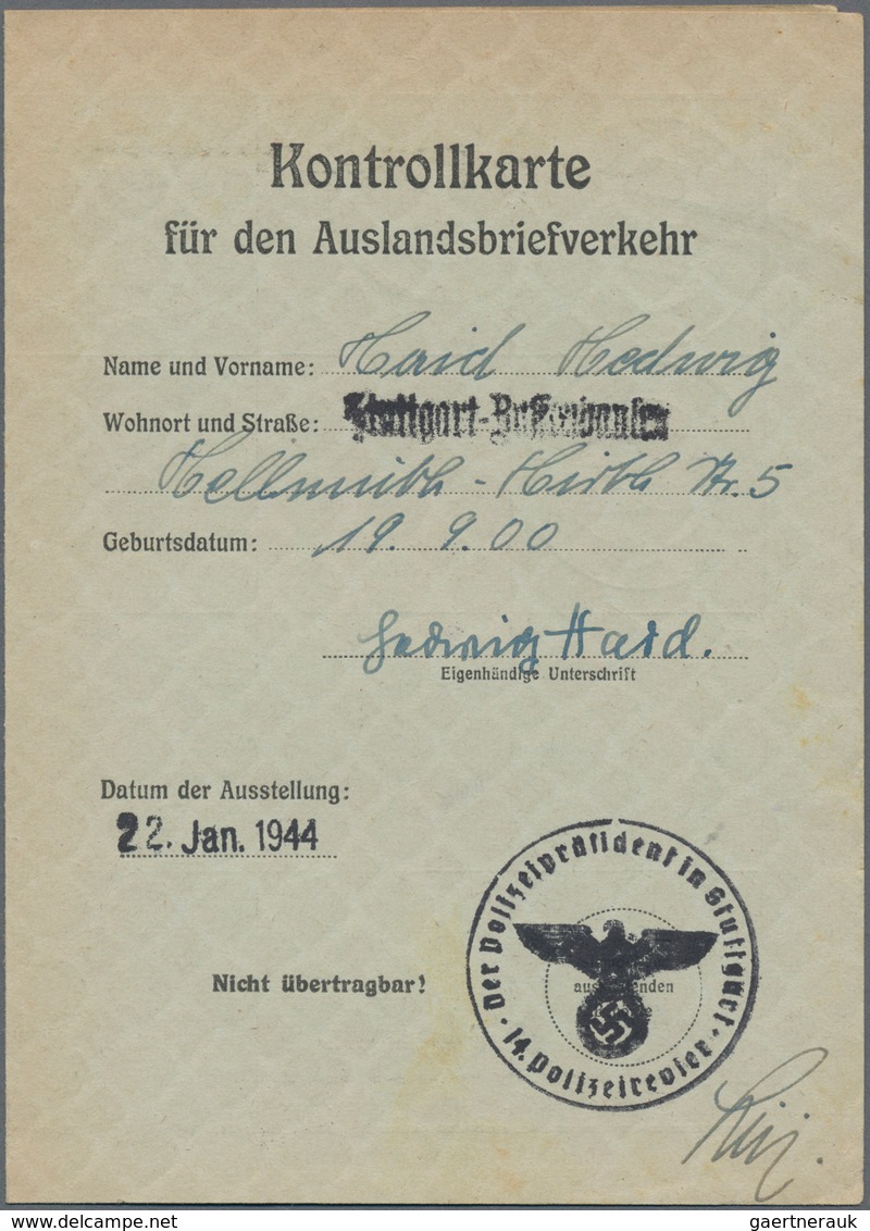 Zensurpost: 1916/1948 Ca., DEUTSCHLAND, Vielseitige Partie Mit Ca.50 Zensurbelegen, Dabei Viele Zens - Sonstige & Ohne Zuordnung