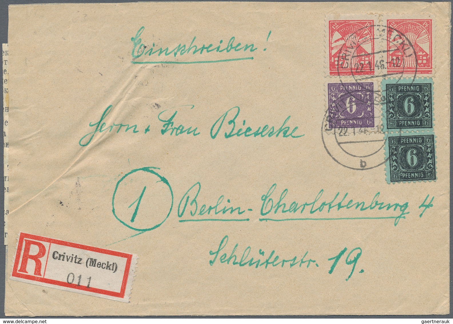 Zensurpost: 1945/1965, Umfangreicher Und Vielseitiger Sammlungsbestand Von 400 - 500 Zensurbelegen A - Sonstige & Ohne Zuordnung