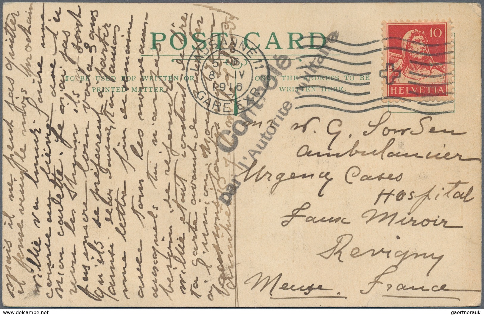 Kriegsgefangenen-Lagerpost: 1914/1919, Ca. 70 Briefe Von Kriegsgefangenen An Das Rote Kreuz In Genf - Autres & Non Classés