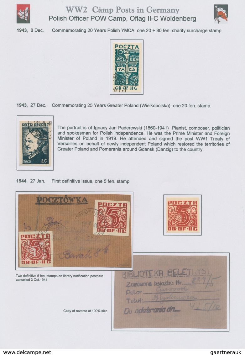 Kriegsgefangenen-Lagerpost: 1942/1945, Woldenberg, Gross-Born, Neubrandenburg und Murnau, austellung