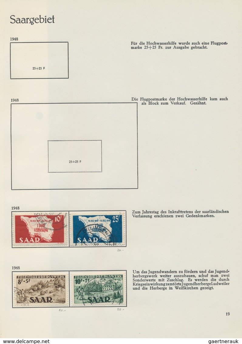 Deutschland Nach 1945: 1945/1959, Sauber Gestempelte Sammlung Im Sprechenden Behrens-Album, Immer Wi - Collections