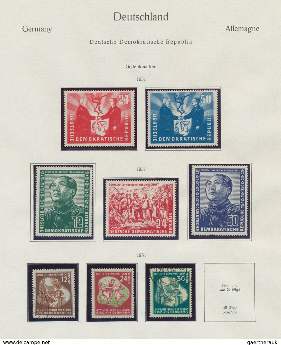 Deutschland Nach 1945: 1945/1985, Saubere Sammlung In Zwei Dicken KA/BE-Vordruckalben, Dabei SBZ, DD - Sammlungen