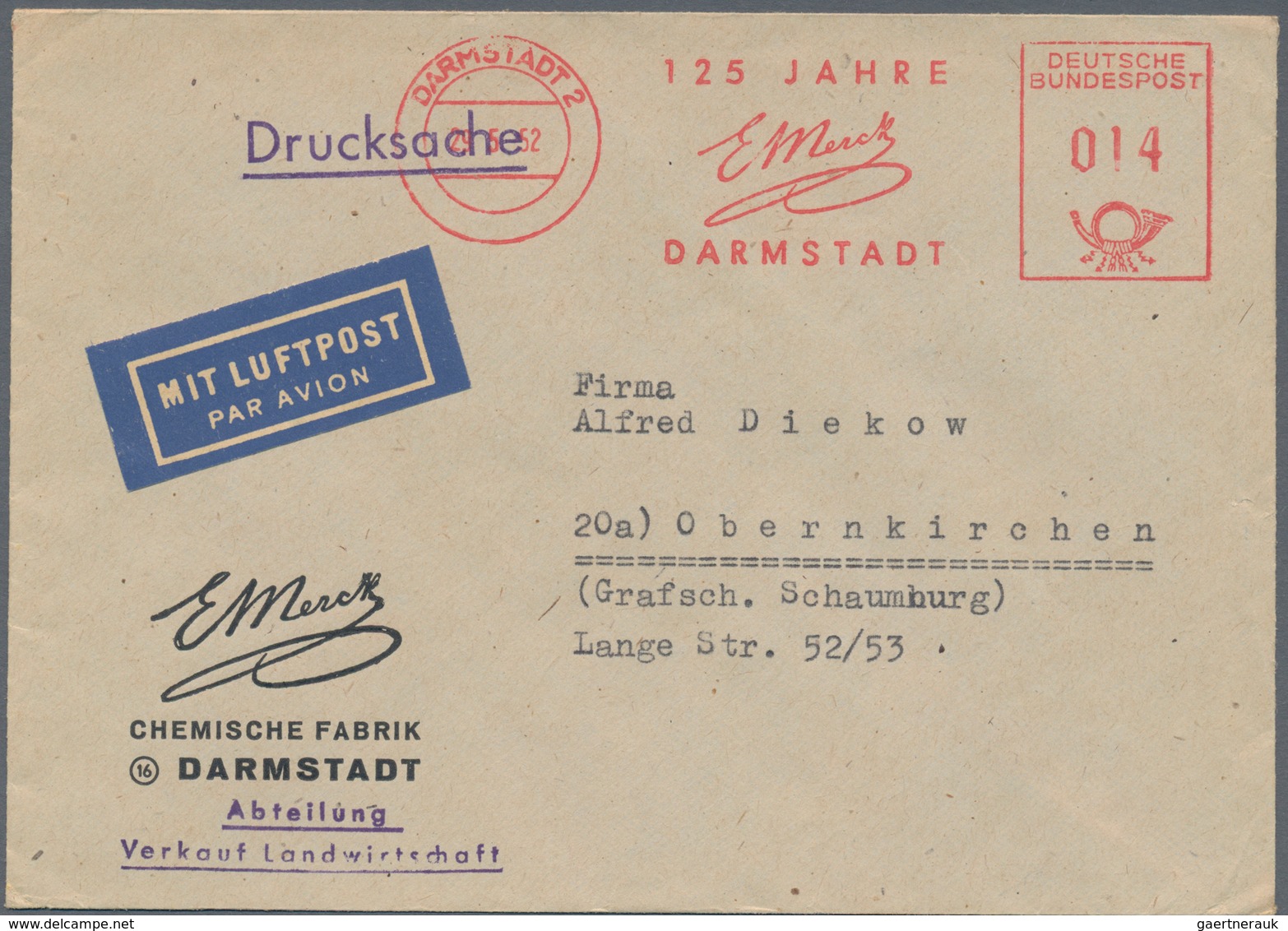 Deutschland Nach 1945: 1945/2000 (ca.), FREISTEMPLER, Vielseitiger Bestand Von Ca. 470 Belegen Mit W - Collections