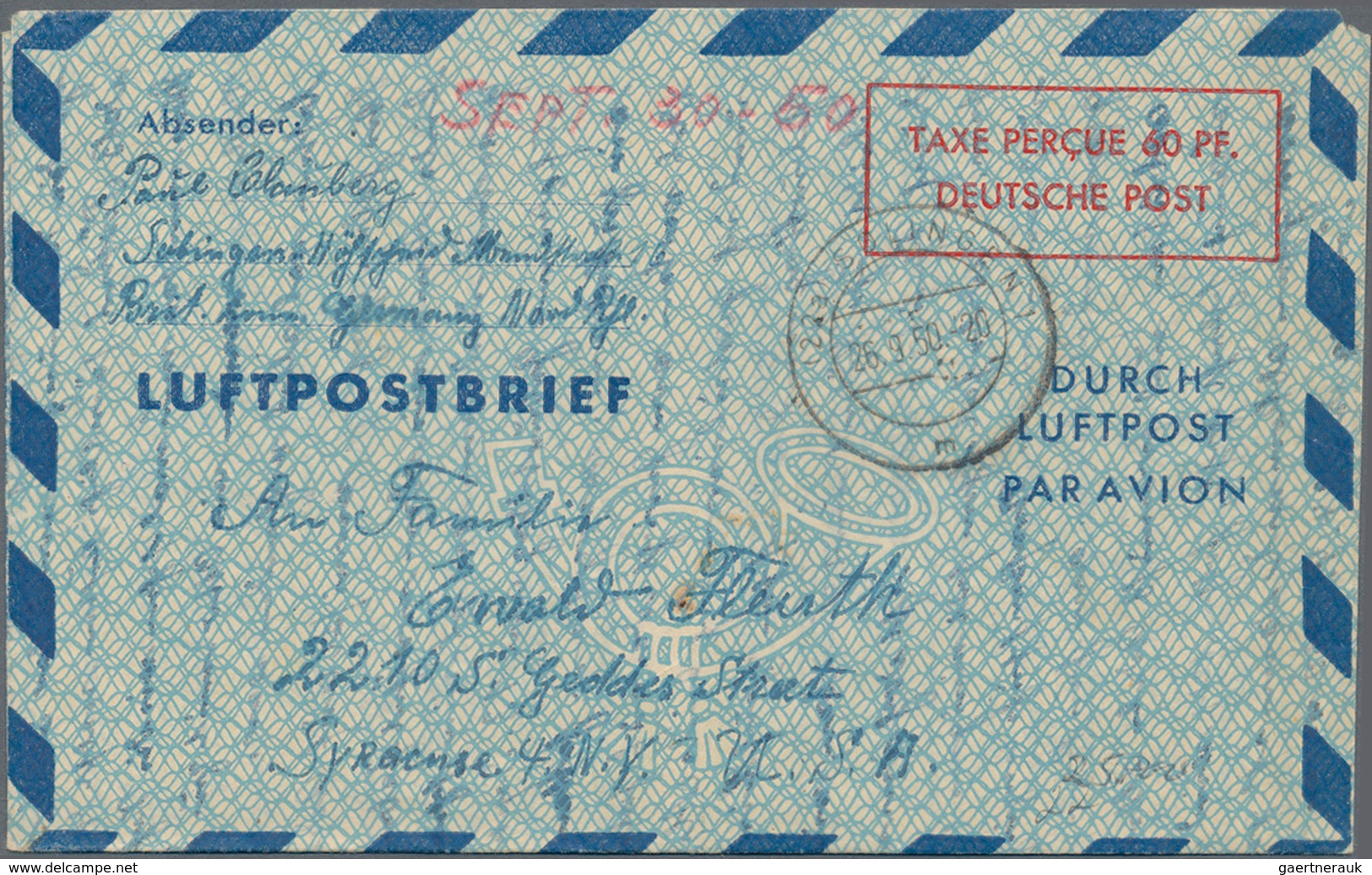 Deutschland Nach 1945: 1945-1970, Posten Mit Etwa 450 Briefen, Belegen, Ganzsachen Und FDC, Dabei Vi - Sammlungen