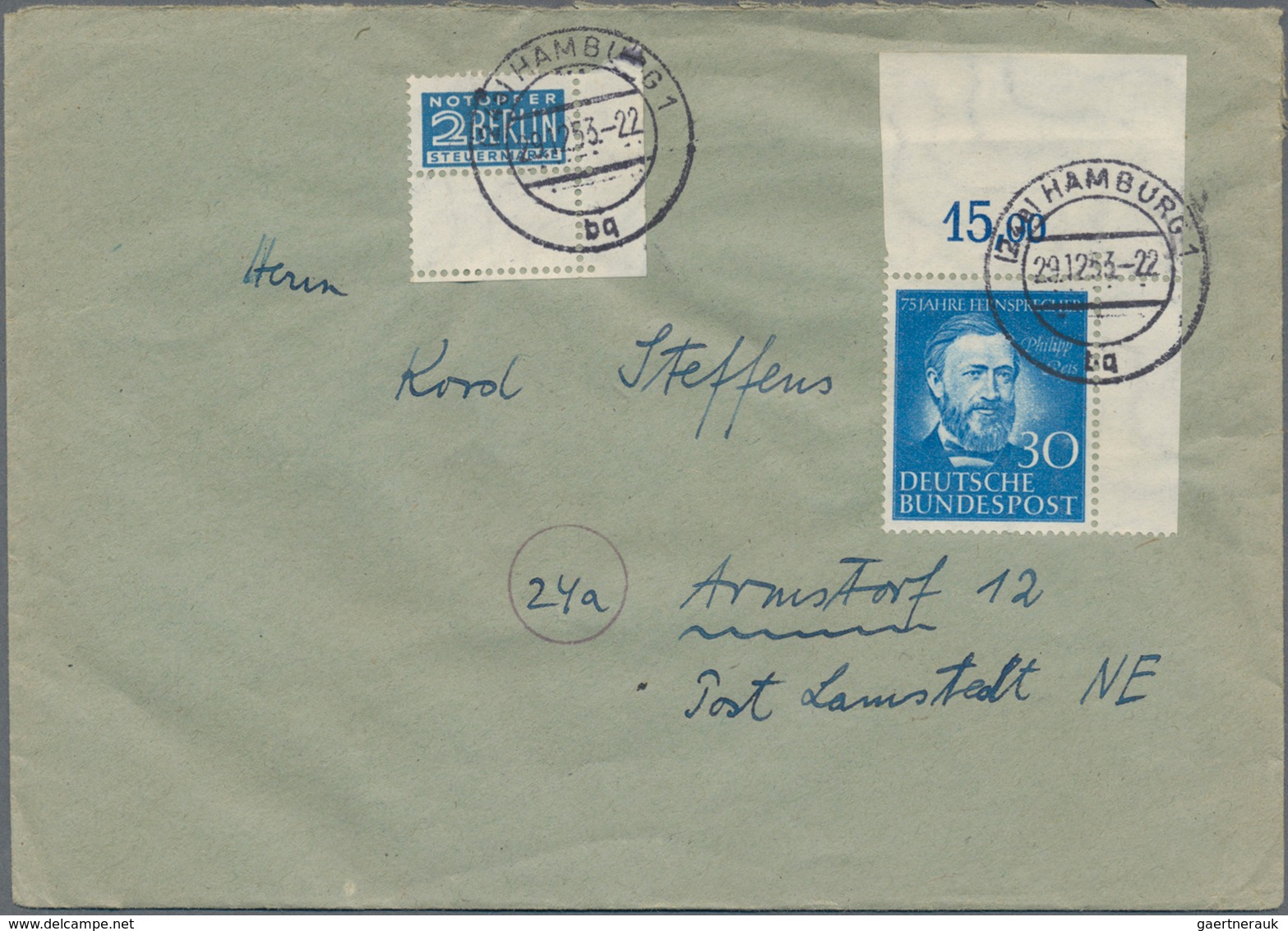 Deutschland Nach 1945: 1945-1970, Posten Mit Etwa 450 Briefen, Belegen, Ganzsachen Und FDC, Dabei Vi - Collections