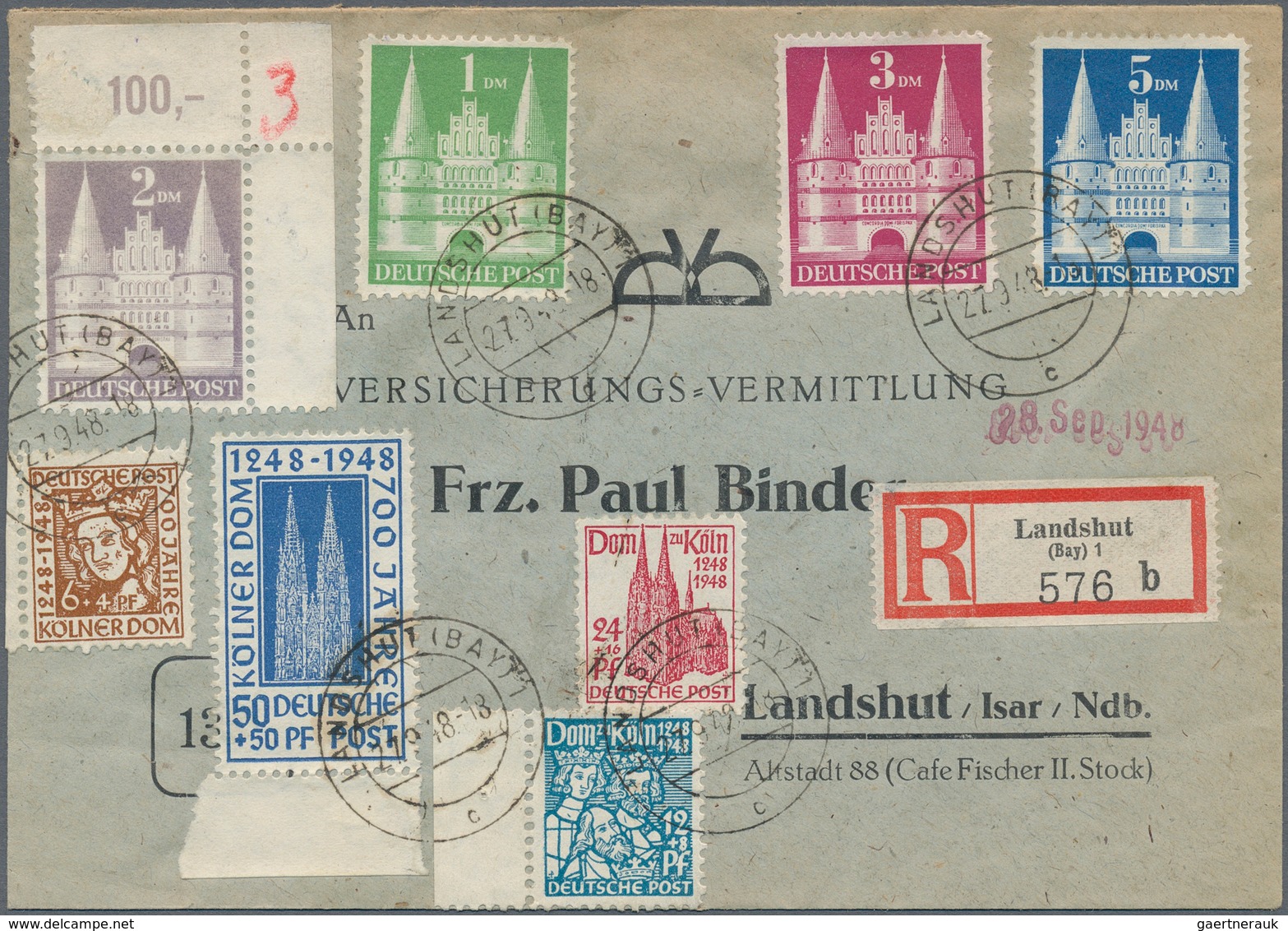 Deutschland Nach 1945: 1948/1960, Bizone Bis Bund, Umfangreiche Sammlung Von über 500 Belegen Mit Za - Collections