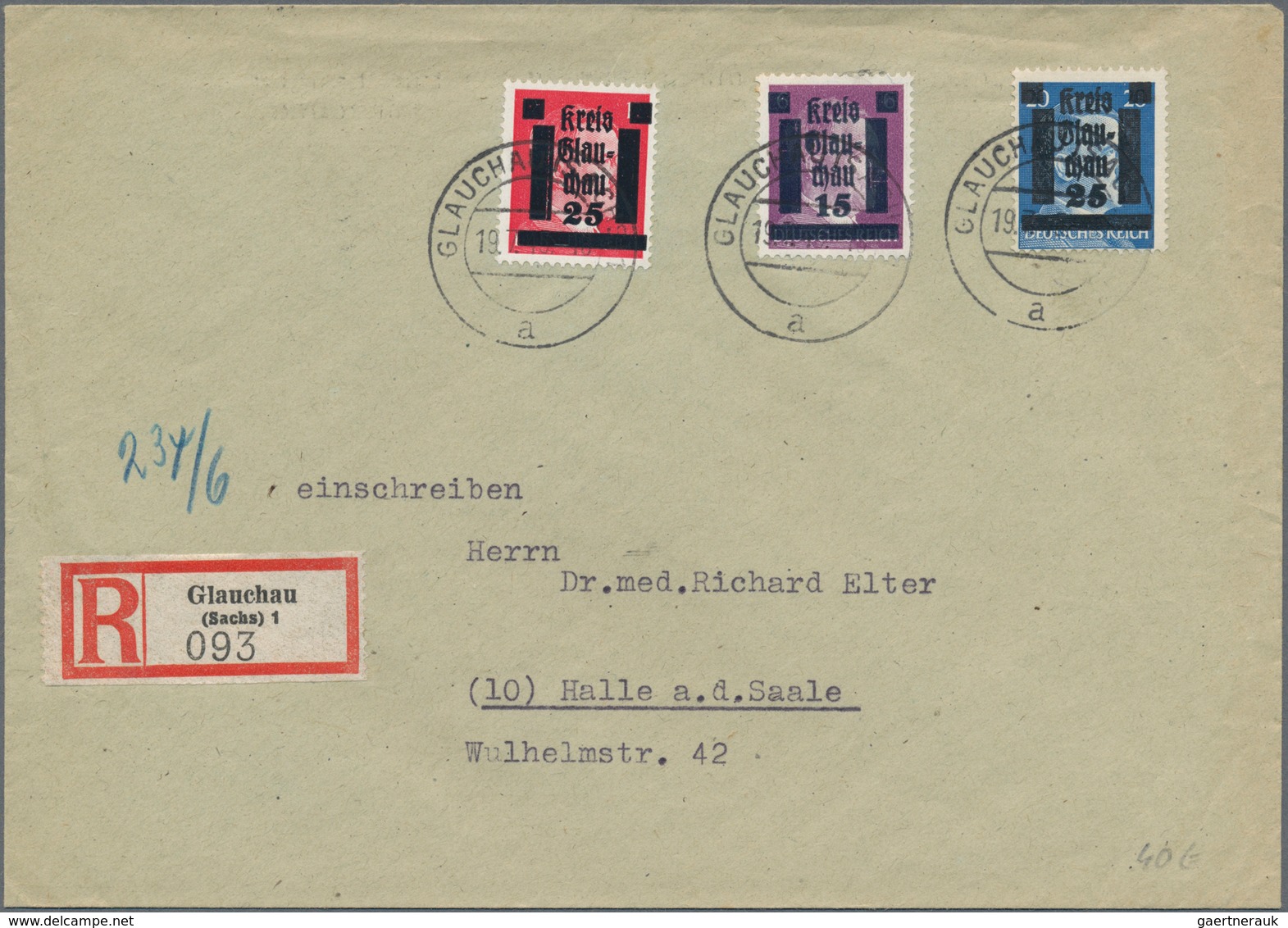 Deutsche Lokalausgaben Ab 1945: 1945, Kleines Lot Mit 40 Briefen Und Belegen, Dabei Einige Philateli - Sonstige & Ohne Zuordnung