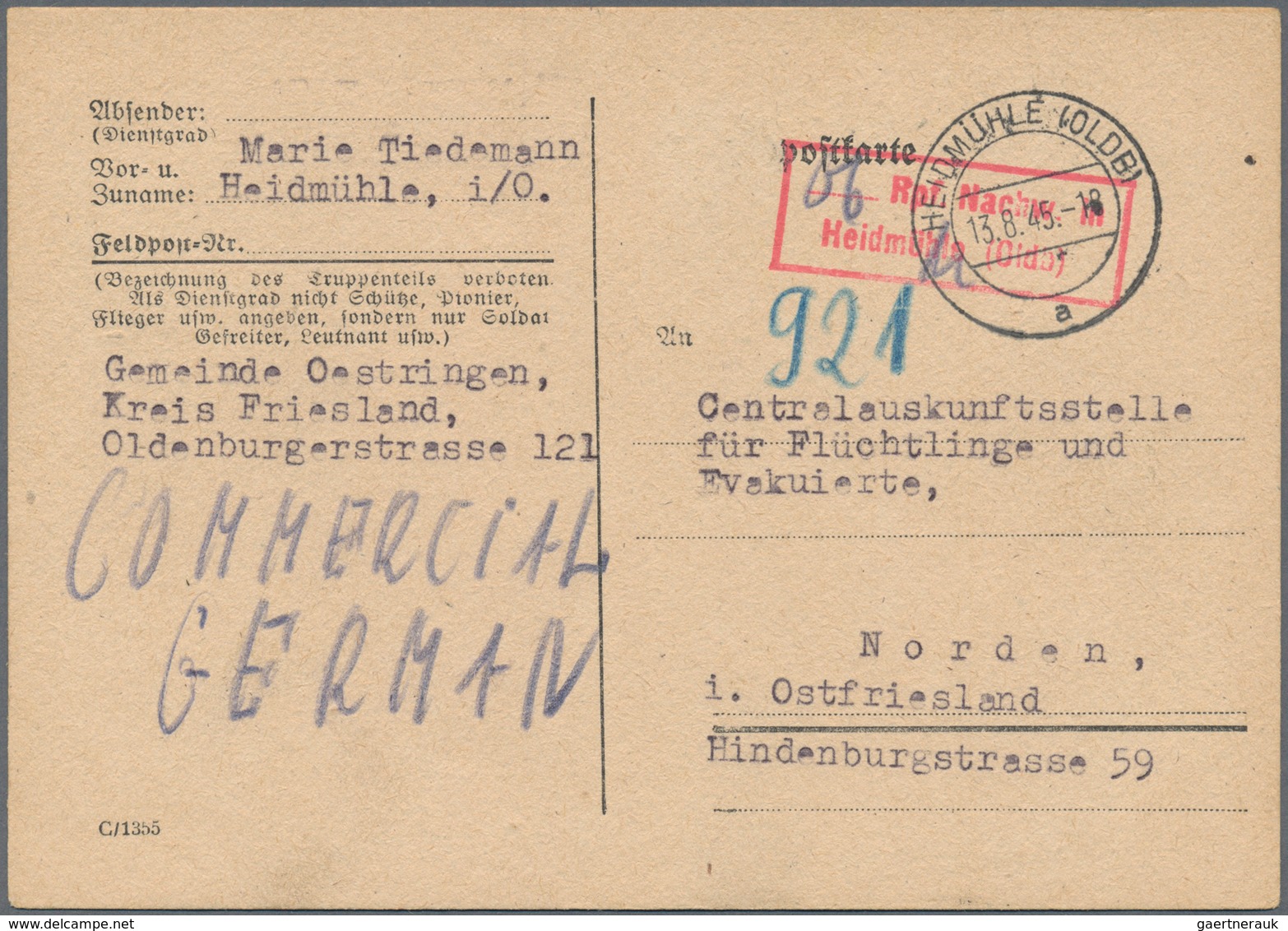 Alliierte Besetzung - Gebühr Bezahlt: 1945/1948, Schleswig-Holstein/Weser-Ems Plz 23+24, Saubere Par - Sonstige & Ohne Zuordnung