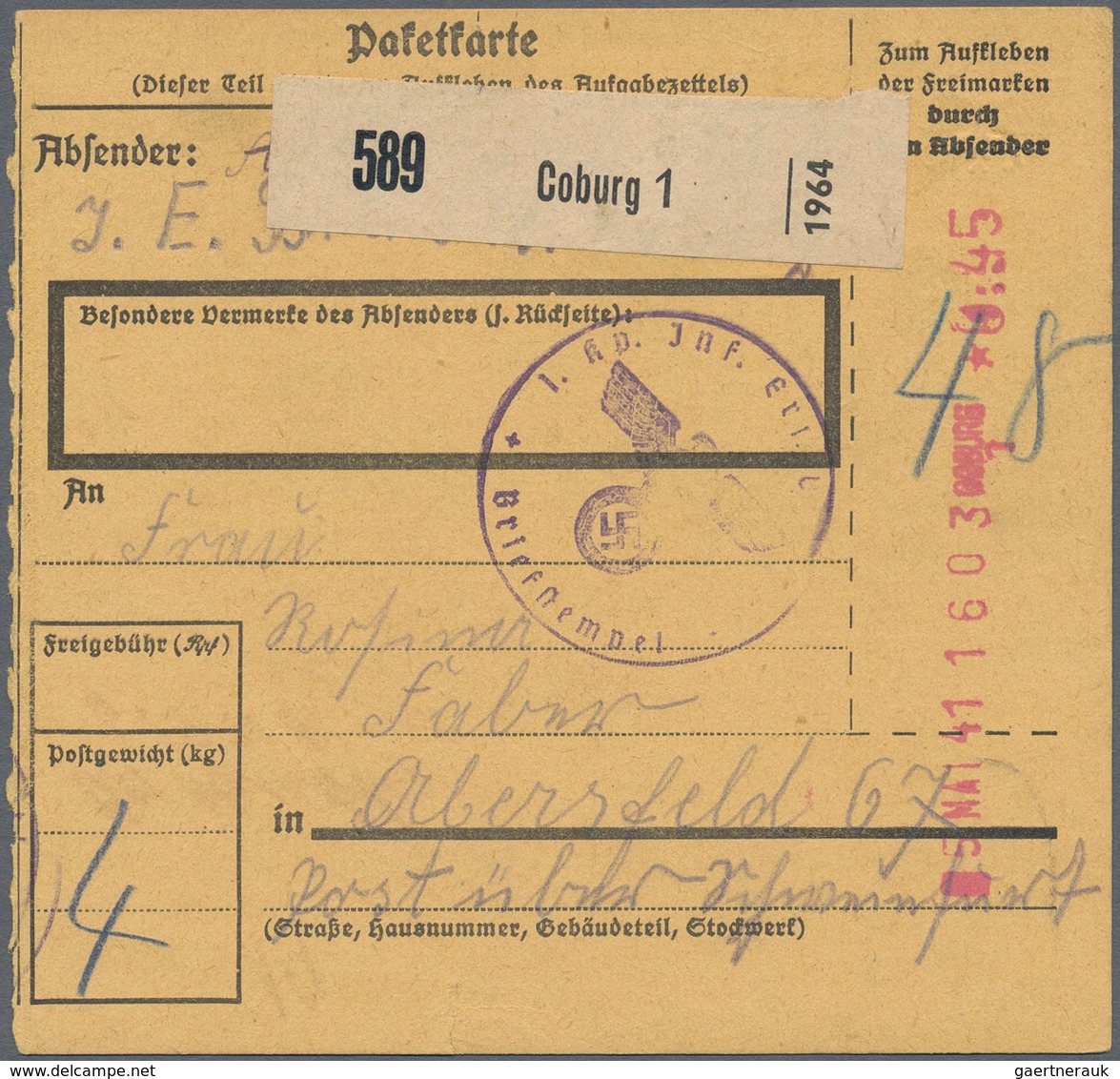 Alliierte Besetzung - Gebühr Bezahlt: 1945/1953, Umfangreiche Stempel- Und Spezial-Sammlung Mit Gesc - Autres & Non Classés