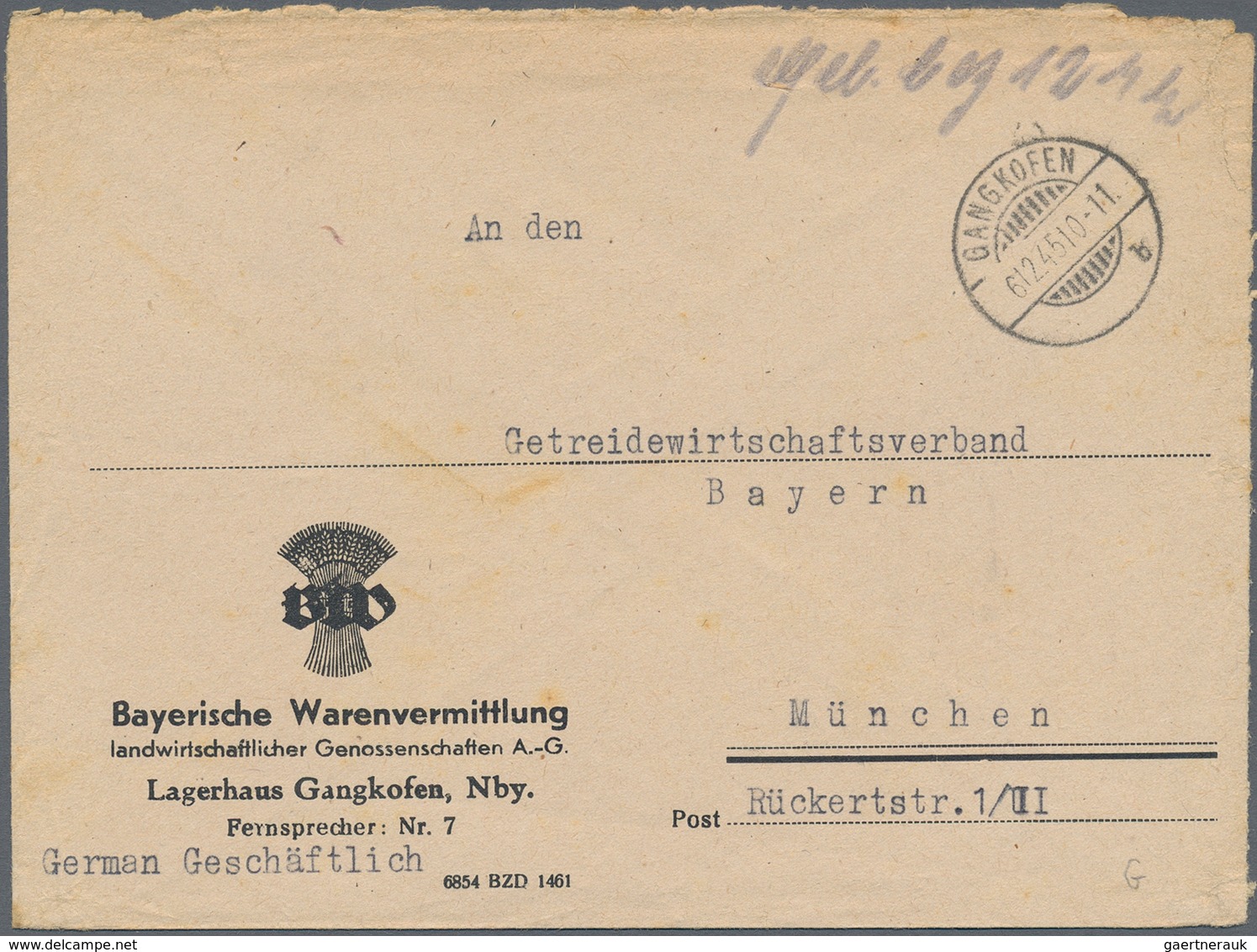 Alliierte Besetzung - Gebühr Bezahlt: 1945/1953, Umfangreiche Stempel- Und Spezial-Sammlung Mit Gesc - Other & Unclassified