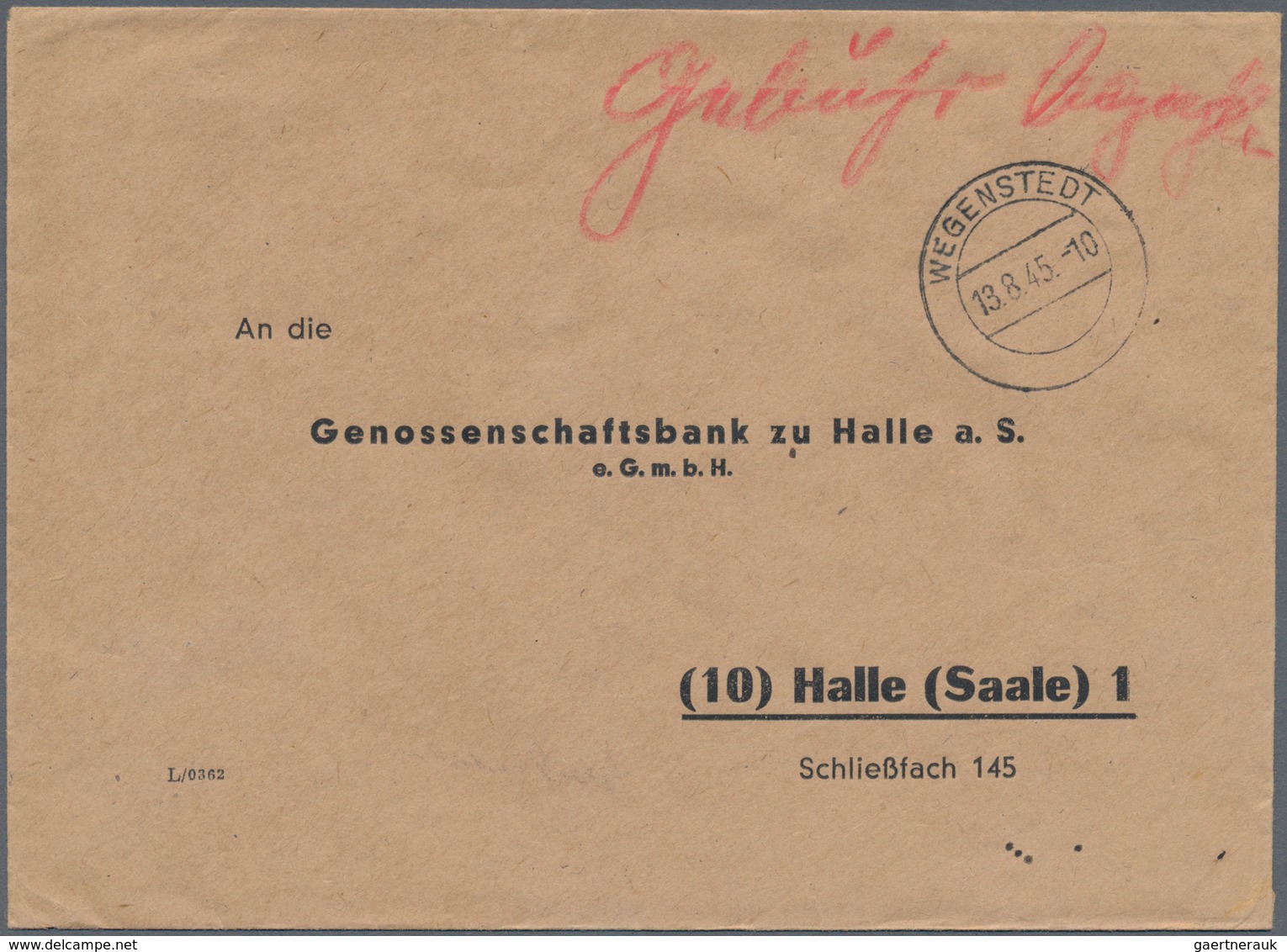 Alliierte Besetzung - Gebühr Bezahlt: Sowjetische Zone: 1945/1948, Anhalt Plz 19b, saubere Partie vo