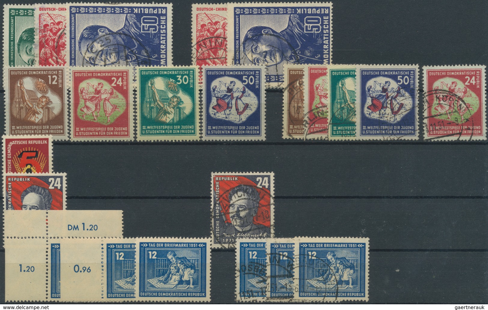 Sowjetische Zone Und DDR: 1945/1965 (ca.), Reichhaltiger Steckkartenposten Mit Zahlreichen Guten Und - Sammlungen