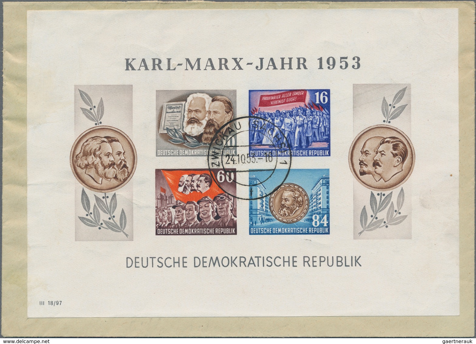 Sowjetische Zone und DDR: 1945/1965 (ca.), reichhaltiger Steckkartenposten mit zahlreichen guten und