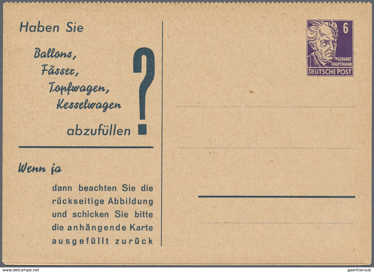 Sowjetische Zone und DDR: 1945-1990, Posten mit über 500 Briefen, Belegen und Ganzsachen, dabei auch