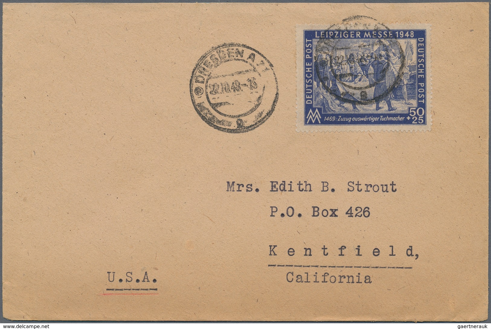 Sowjetische Zone - Allgemeine Ausgaben: 1948/1952, Sammlung Von Ca. 243 Briefen/Karten/gebrauchten G - Other & Unclassified