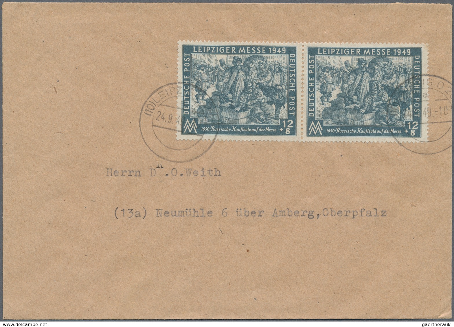 Sowjetische Zone - Allgemeine Ausgaben: 1948/1952, Sammlung von ca. 243 Briefen/Karten/gebrauchten G