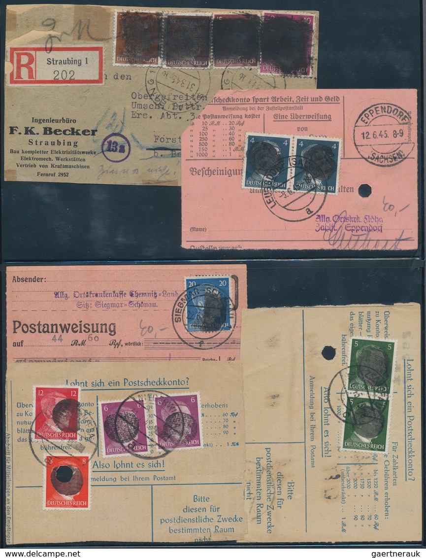 DDR: 1945/1990, Große Sammlung FDC Und Briefe Sammlung Ab SBZ In 2 Kartons. Dabei Sächsische Schwärz - Sammlungen