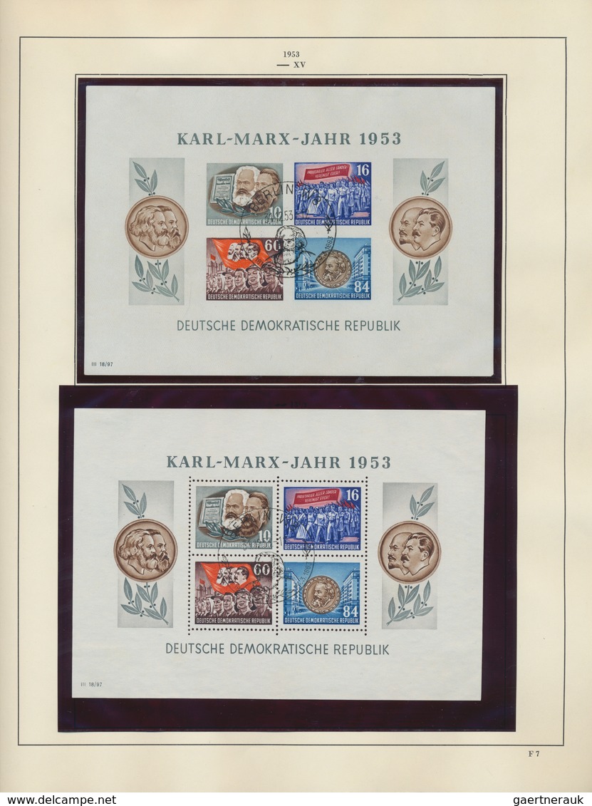 DDR: 1945/1990, Reichhaltiger Und Vielseitiger Bestand Im Karton Mit Sammlungsteilen Und Dubletten A - Collections