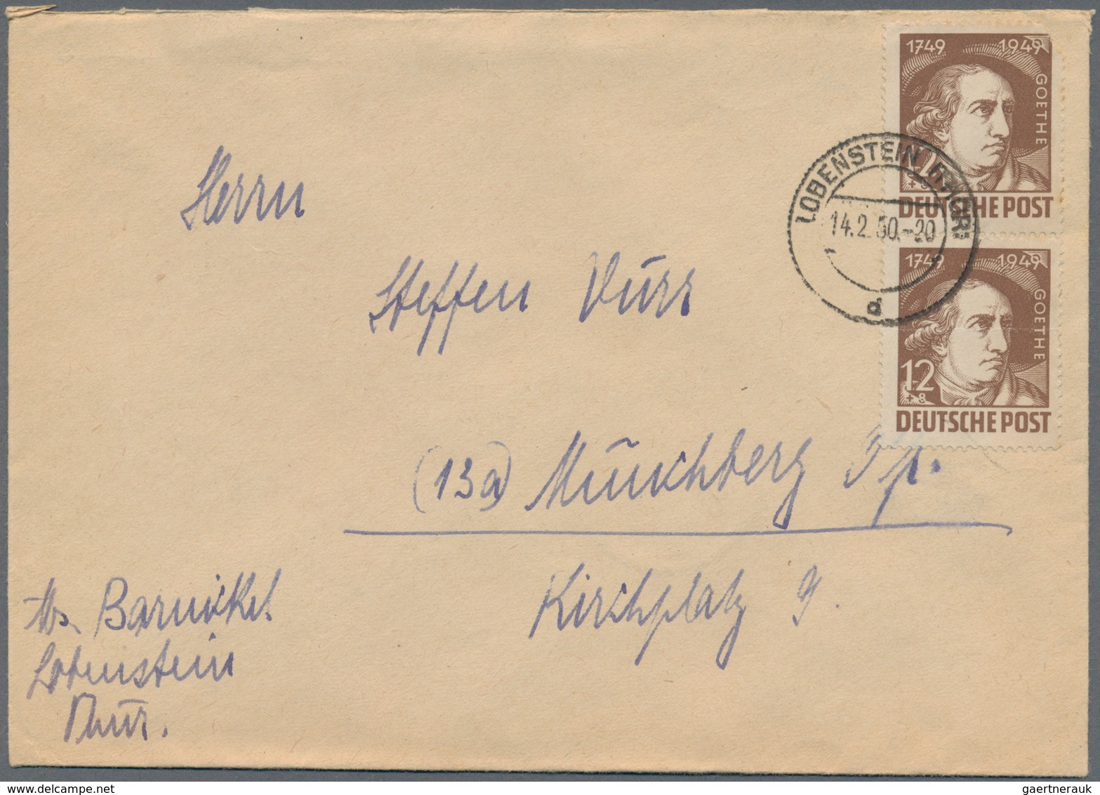 DDR: 1949/1961, vielseitiger Posten von ca. 380 Briefen und Karten aus alter Familien-Korrespondenz,