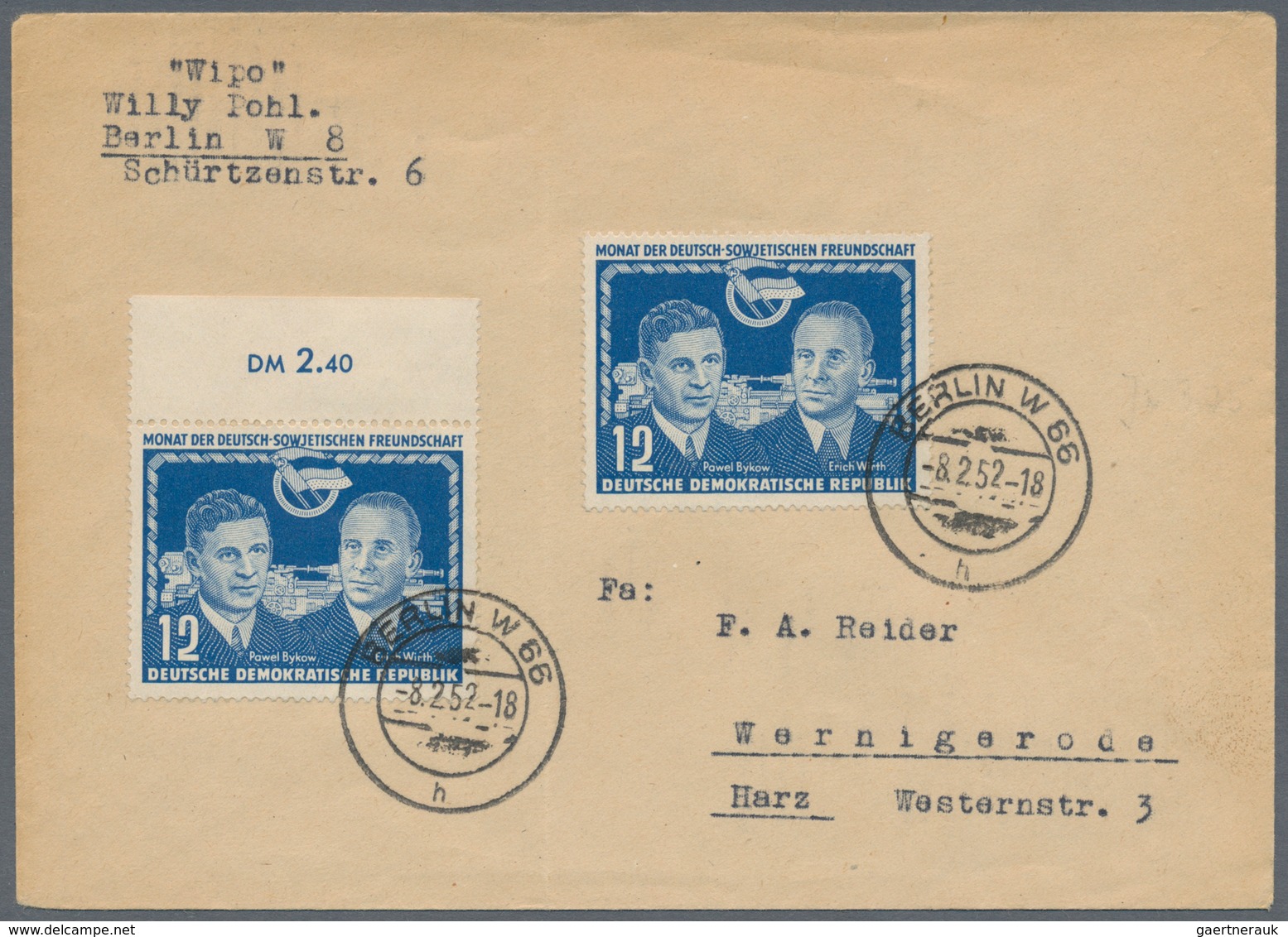 DDR: 1949/2019, umfassende Sammlung von ca. 2.180 Briefen und Karten ab etwas SBZ Allg.Ausgabe, auge