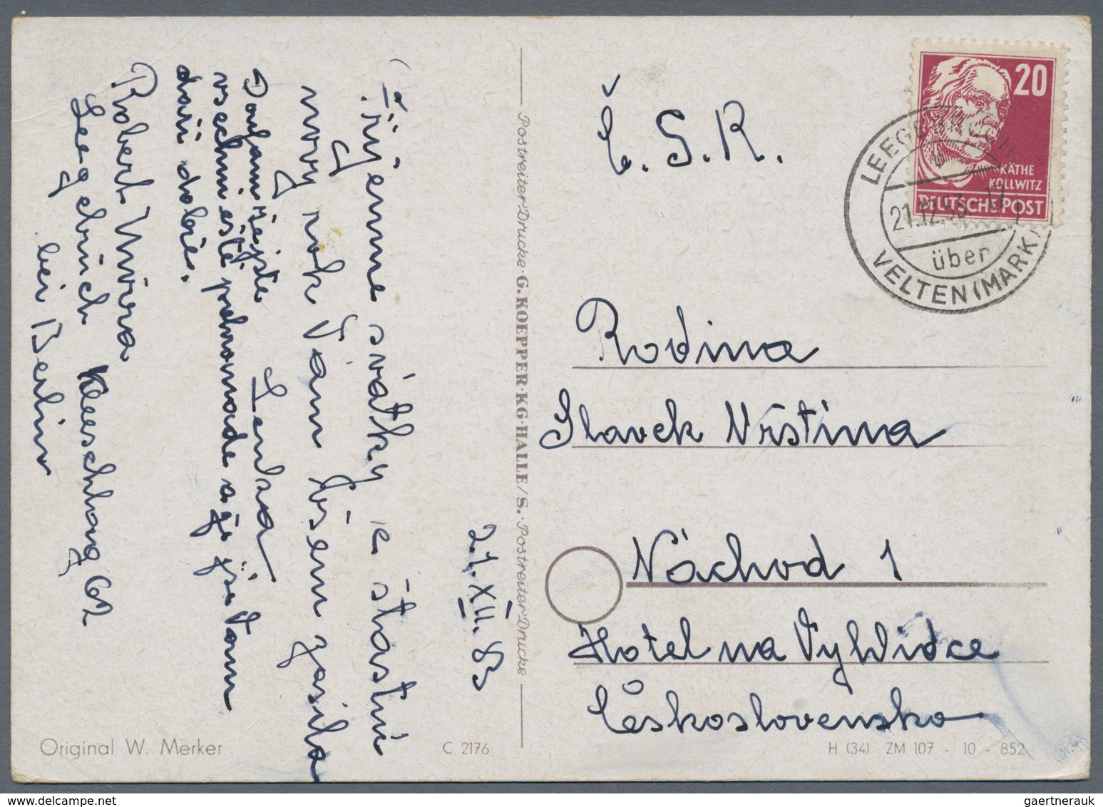 DDR: 1949/2019, umfassende Sammlung von ca. 2.180 Briefen und Karten ab etwas SBZ Allg.Ausgabe, auge