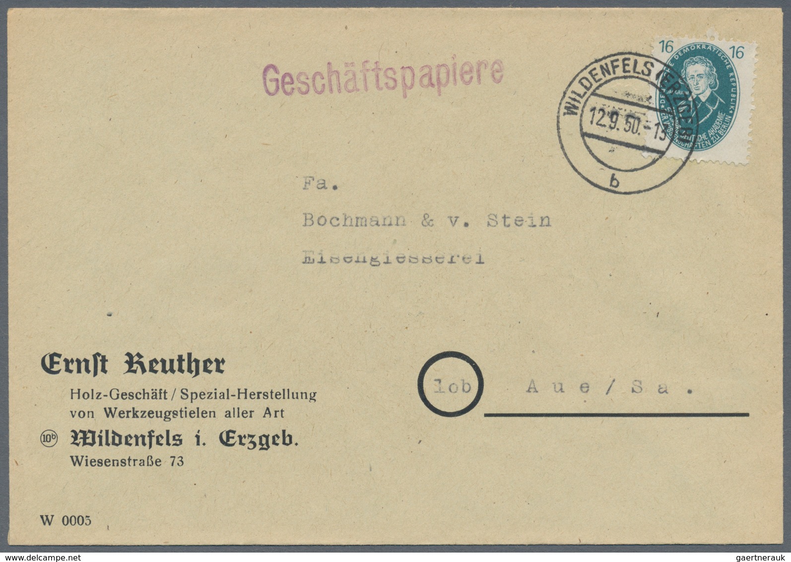 DDR: 1949/2019, umfassende Sammlung von ca. 2.180 Briefen und Karten ab etwas SBZ Allg.Ausgabe, auge