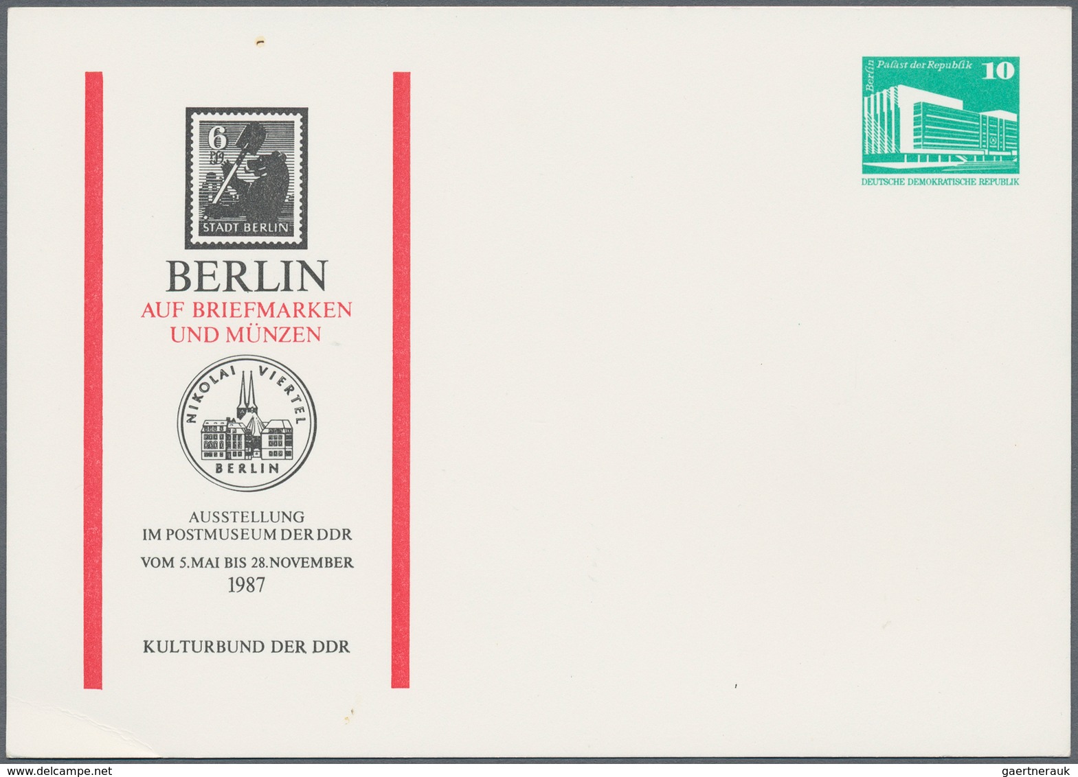 DDR: 1955/1990, Partie von ca. 150 Briefen, Karten und Ganzsachen, dabei Privat-GA, interessante Ver