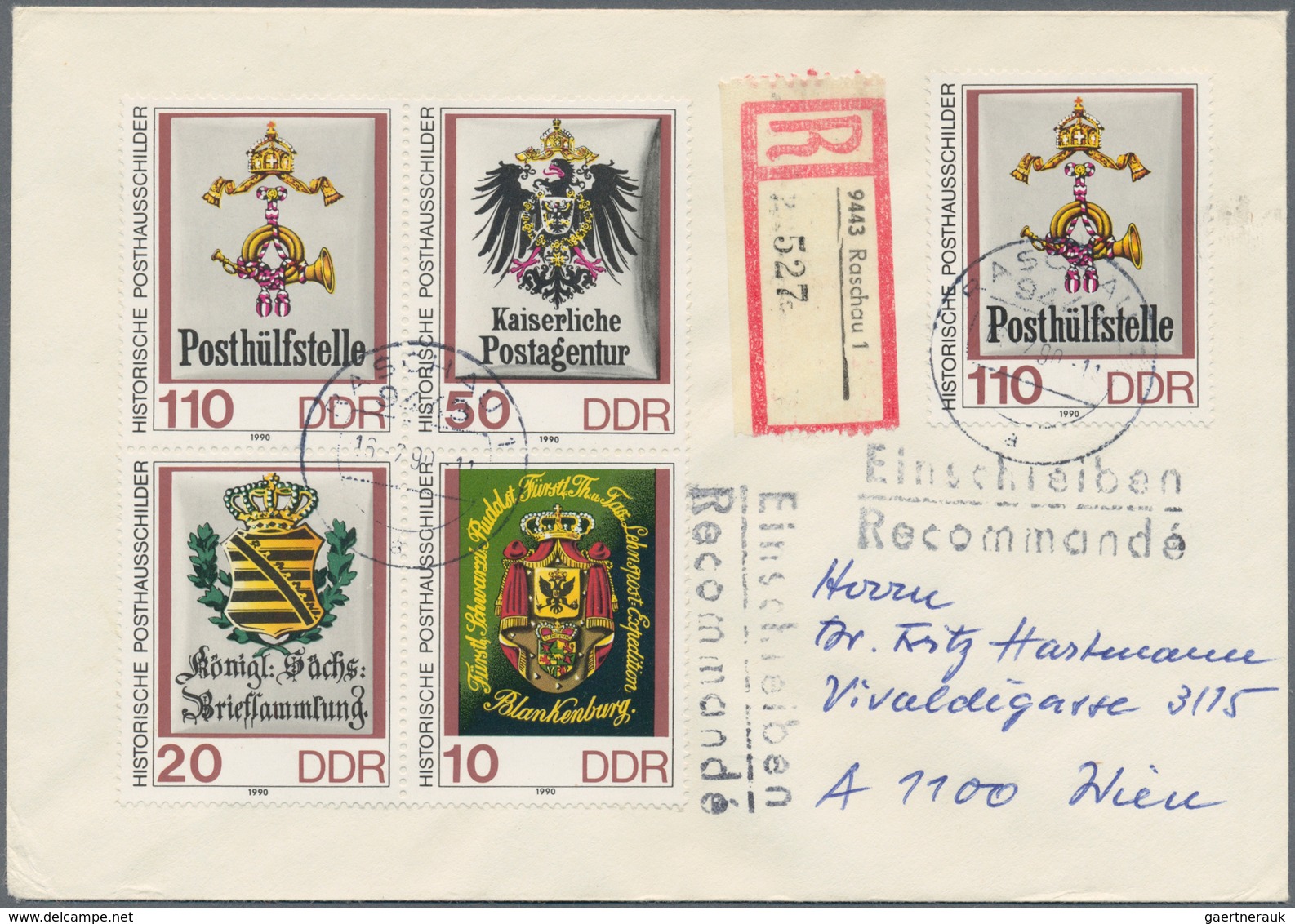 DDR - Zusammendrucke: 1955/1990, Reichhaltiger Und Vielseitiger Bestand Von Ca. 540 Briefen Und Kart - Se-Tenant