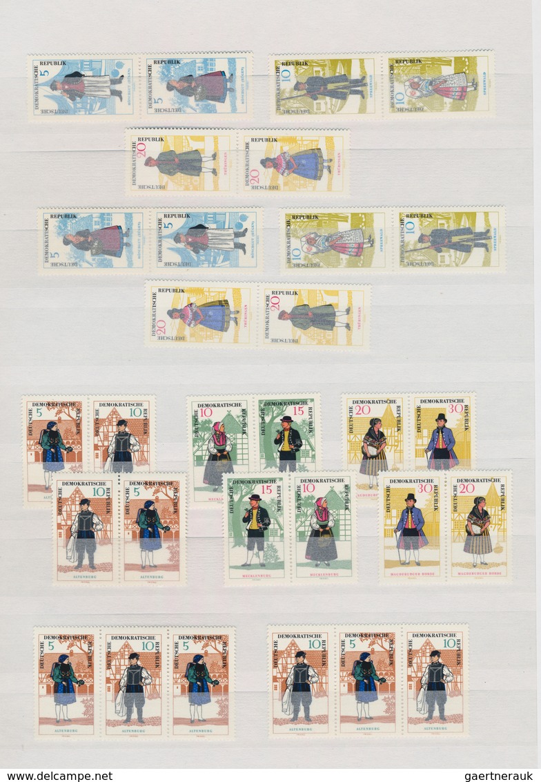 DDR - Zusammendrucke: 1962/1966, Postfrische Qualitäts-Sammlung Der Zusammendruck-Kombinationen Mit - Se-Tenant